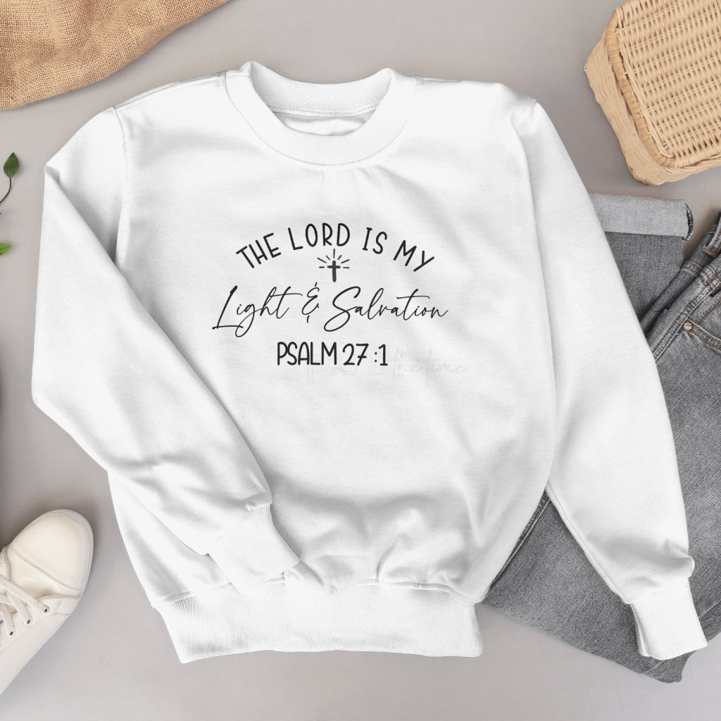 The lord is my Light and salvation sweater